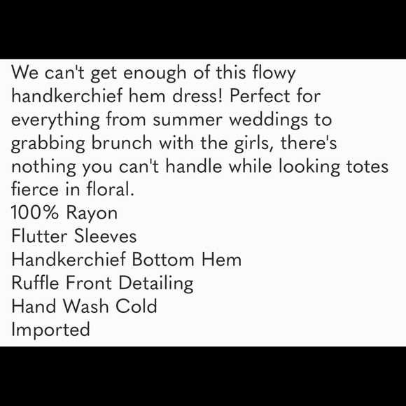 Dress, Rayon, New with tags, lightweight, so pretty! - Picture 2 of 8